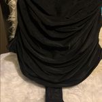 Elegant Black Ruched Dress Size XL Photo 2
