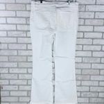 Ann Taylor NWT The Slim Boot Jeans in White Size 16 Photo 4