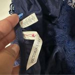 Victoria's Secret  sheer navy blue slip dress Photo 3