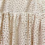 Storia NWT  Floral Lace Midi Dress Cream Long Sleeve Square Neck Fit Flare Sz XL Photo 7