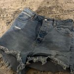 We The Free Blue Denim CRVY Distressed Jean Shorts Size 28 US Photo 1