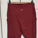 Lululemon  athletica Burgundy Leggings Photo 4