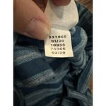 Loft Beach Women’s Linen Blend Striped Paper Bag Tie Waist Shorts White Blue XXS Photo 6