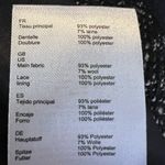 Maje  Pencil Skirt White Lace Black Overlay Above Knee Size 34 / XS Photo 2