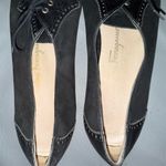 Salvatore Ferragamo  Women's Black Suede Oxford Dress Shoes Size 8 AAAA‎ Narrow Photo 7