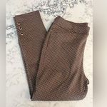 Chico's New Chico’s Pants Brown So Slimming Brigitte Slim Leg 12R Button Ankle $89.50 Photo 0