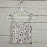 Brandy Melville Skylar Floral Eyelet Lace Trimmed Tank one size Photo 1