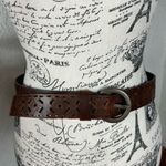 Rolf’s | Brown Genuine Leather Cut Out Belt Size L Photo 7