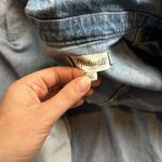 Madewell  ZIP UP LONG SLEEVE DENIM MINI DRESS Photo 2