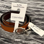 Calvin Klein  Women’s Tan and Black Belt Size XL Photo 0