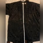 Victoria's Secret Vintage Victoria’s Secret Silk Lace Beaded Sequin Tie Night Robe Photo 6