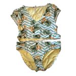 Marilyn Monroe  Tropical Chevron Bikini Women's Size Large New Photo 0