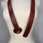 Gap Womens Leather Boho Minimalist Brown Buckle Belt Photo 3
