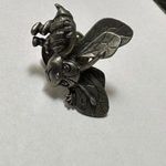 Lot Of 2 Silver Tone Brooch Tack Lapel Pins Bumble Bee Insect Photo 1