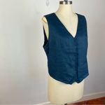 Madewell Linen Vest in Blue Photo 1