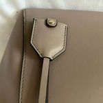 Kate Spade Authentic Gorgeous Light Gray/Taupe Leather Bag Purse πΊπΊ Photo 3
