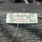 Free People NWT Bodysuit Shimmer & Shine Sequin Body Suit Gunmetal Size Small Photo 9