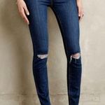 Paige Jeans 26 Verdugo Ultra Skinny Ripped Knee Waverly Destructed Wash Blue Photo 4