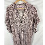 Pink Lily Animal Print Tunic Coverup Dress Size Medium Photo 1