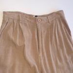 Princess Polly Women’s Size 6 Light Brown Tan Flowy High Waist Trousers Pants Photo 2