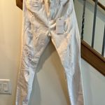 Just Black  Denim White Distressed Skinny Jeans Size 29 nwt Photo 0