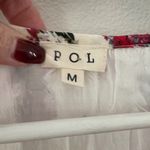 POL  Romantic Floral Print Tiered Ruffled Trim Dress M Photo 13