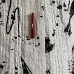 Ali Miles White, Red, and Black Textured Long Sleeve Top Abstract Artsy*READ* White Size undefined Photo 2