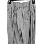 Lou & grey  Linen Blend Half Elastic Casual Pants Minimalist Neutral Travel XL Photo 3