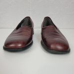 Enzo Angiolini Womens Shoes Size 7 Burgandy Leather Slip On Flat Loafers Photo 73