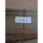 Vintage i.n.e. Tweed Plaid Kilt Skirt Wrap Buckle Made in Hong Kong Dark Brown Photo 2