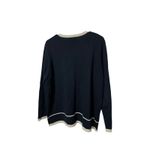 Dressbarn Black Floral Embroidered Button Cardigan Sweater Women's Size 14/16 Photo 5