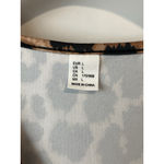 Beaudrm Sleeveless Wrap Dress Womens Size Large Leopard Print V Neck Midi NWT Brown Photo 3