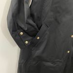 J.Crew NWT  Long Barn Jacket‎ in Black Waxed Cotton Twill Size LARGE Coat CC954 Photo 13