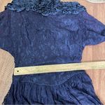 Jessica McClintock  Vintage High‎ Neck Basque Drop Waist Lace Princess Dress 6 Photo 7