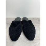 Marc Fisher  Miles Size 5.5 Black Pointed Toe Shearling Sheepskin Slip On NEW Photo 3
