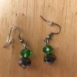 Tribal Glass Beaded Necklace Earrings Set Handmade Photo 3