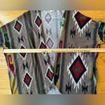 Painted Threads Painted‎ Threads Sweater Womens Size M Brown Knit Southwestern Open Front USA Photo 4