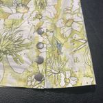 Title Nine  Skirt Womens 12 Watercolor Floral Brash Athletic Mini Cotton Green Photo 4