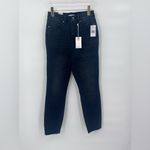 Good American Good‎ American Good Waist Crop Raw Hem Jeans in Blue 631 Womens 6 Photo 2