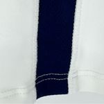 L’Oeuf Poché Long Sleeve Tennis Shirt White with Navy Accent Stripe Size XS Photo 4