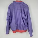 Vintage 80’s Full Zip Reversible Neon Wind Breaker Women’s Size L Purple Size L Photo 2