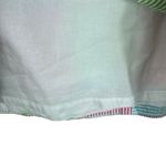 Talbots  100% Cotton Patchwork Striped Seersucker Short Straight Lined Skirt Sz 4 Photo 4