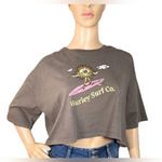 Hurley New Mr Brightside Boyfriend Cropped Graphic T-Shirt extra small NWT Photo 0