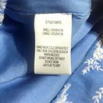 Revolve Devlin Macey Floral Embroidered Tiered Ruffle Blue/White Cami Top Photo 7