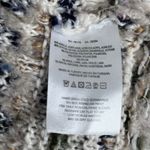 Anthropologie  Moth Sweater‎ Womens Small Tan Mutli Stripe Textured Open Cardigan Photo 6