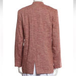 Rachel Comey Tweed Pattern Linen Cotton Red Blazer 6 Photo 2