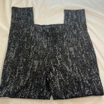 Workshop Republic Clothing Women Gray and Black Geometric Design Leggings NWT XL Photo 2