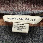 American Eagle  Women Size Medium Multicolor Muted Striped Long Sleeve Mini Dress Photo 3