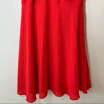 EXPRESS Red Grecian Neck Dress Party Size 0 Flirty Fun Holiday Photo 1