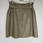 Jonathan Simkhai Jimena Poplar high-rise vegan leather skirt size S small NWT Photo 5
